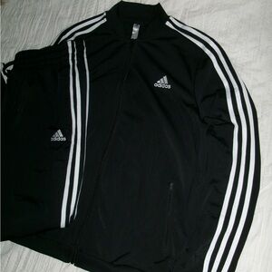 Adidas Men's Black Tracksuit Set